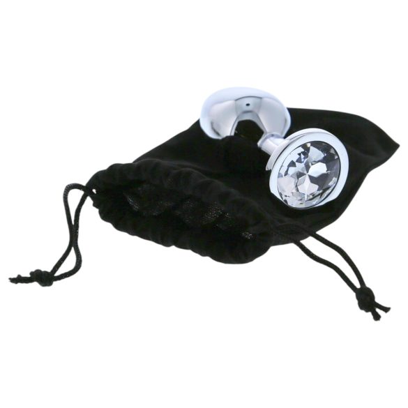 Gleaming Love - anální kolík - stříbrný