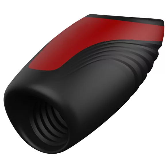 Dreamtoys Essentials - s sací a vibrační masturbátor (černý)