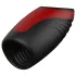 Dreamtoys Essentials - s sací a vibrační masturbátor (černý)