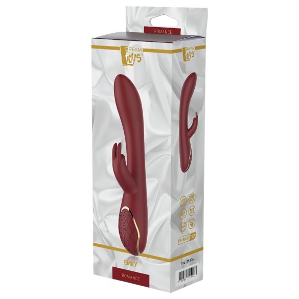 Romance Emily - G-bodový vibrátor s výstupkem na klitoris (červený)