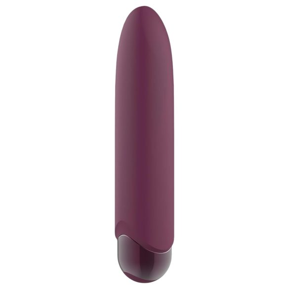 Glam - akumulátorový, vodotěsný mini vibrátor (fialový)