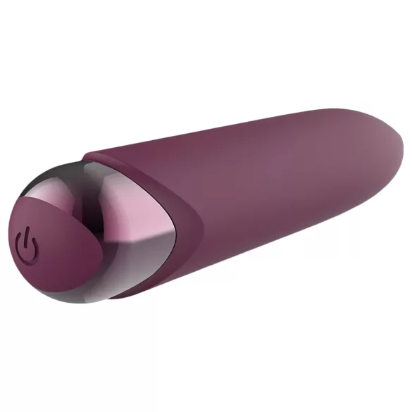 Glam - mini vibrátor na dálkové ovládání - vodotěsný - fialová