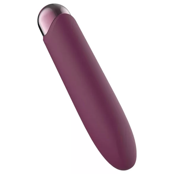 Glam - mini vibrátor na dálkové ovládání - vodotěsný - fialová