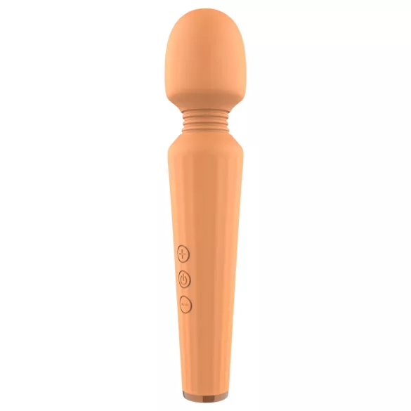 Glam - masážní vibrátor na akumulátor - oranžový