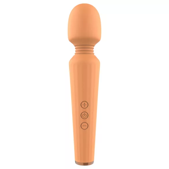 Glam - masážní vibrátor na akumulátor - oranžový