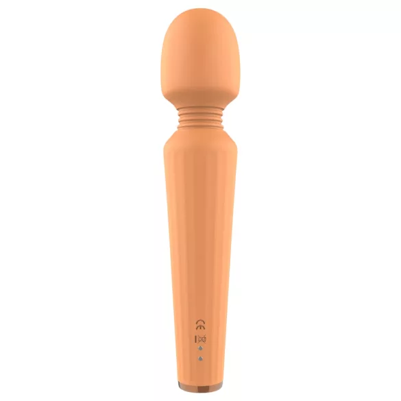 Glam - masážní vibrátor na akumulátor - oranžový