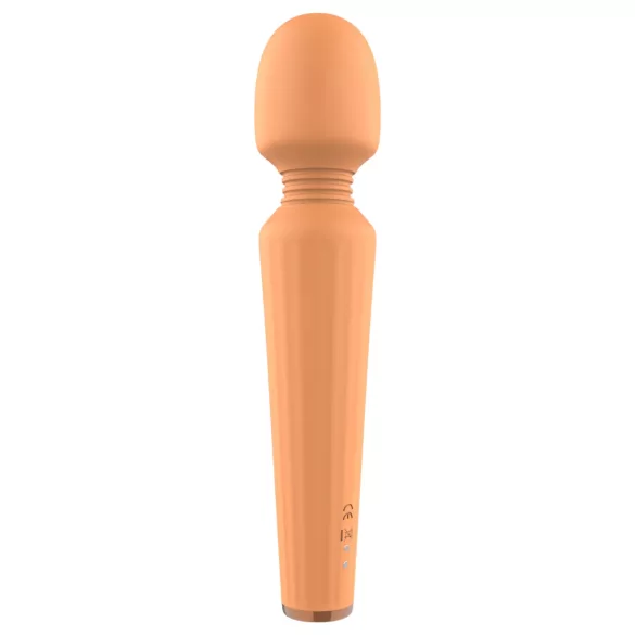 Glam - masážní vibrátor na akumulátor - oranžový