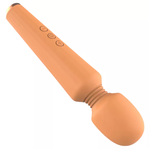 Glam - masážní vibrátor na akumulátor - oranžový