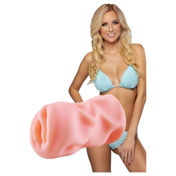 Sousedka Scarlett - realistická umělá vagína (růžová)