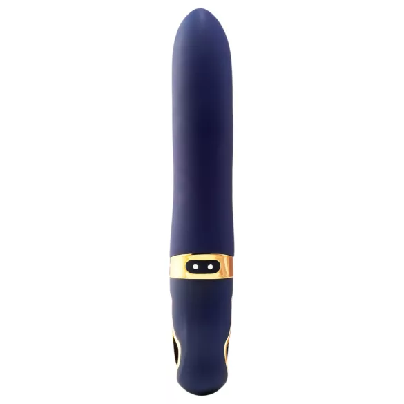 Dream Toys - vibrátor s ohřevem a baterií - modrý