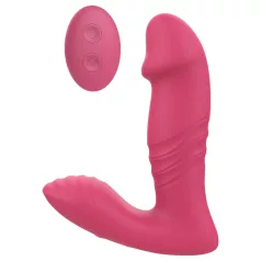   Dreamtoys - nositelný vibrační stimulátor s dálkovým ovládáním - růžový