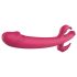 Dreamtoys Kdekoli Potěšení Vibe - dobíjecí, 4-ramenný vibrátor (růžový)