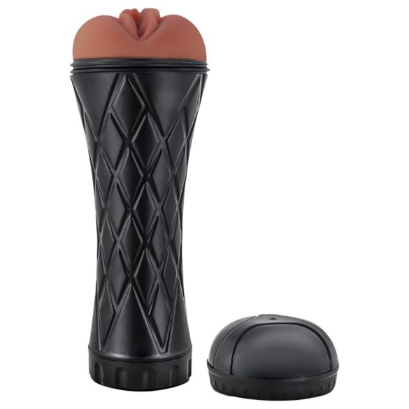 The Girl Next Door Marly - realistická umělá vagína v pouzdře - hnědá