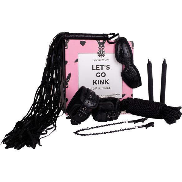 Pleasure Box Let's Go Kink - bondážní sada - 6 dílů