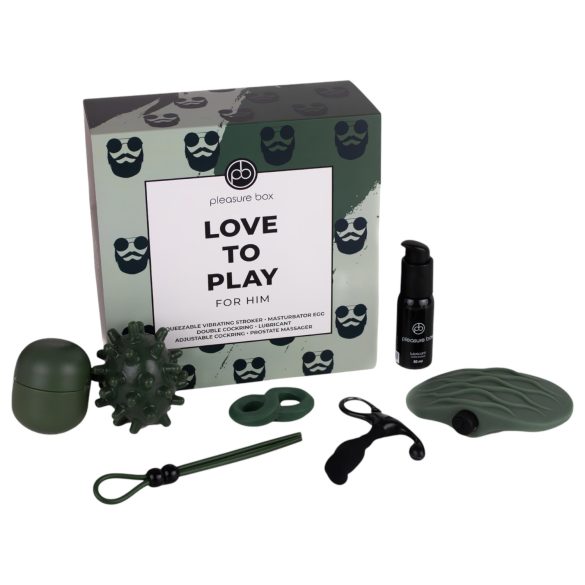 Pleasure Box Love to Play - masturbační sada - 6 dílná