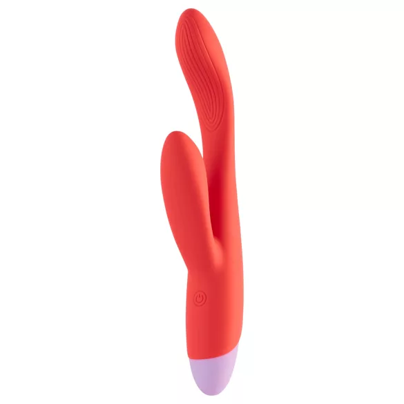 Dreamtoys Love Signal - vibrátor na G-bod a klitoris - červený