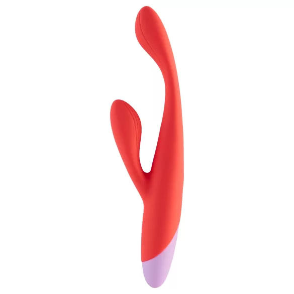 Dreamtoys Love Signal - vibrátor na G-bod a klitoris - červený