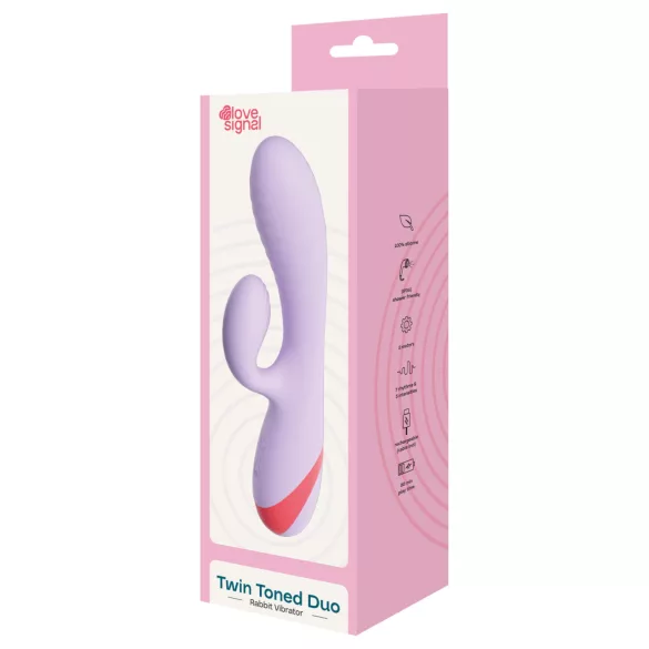Dreamtoys Love Signal - vibrátor s ramenem na klitoris (fialový)