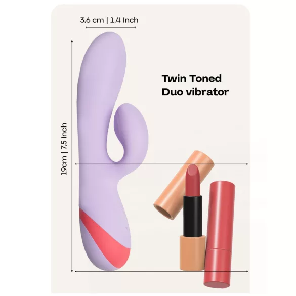 Dreamtoys Love Signal - vibrátor s ramenem na klitoris (fialový)