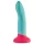 Dreamtoys Love Signal - dvoubarevné silikonové dildo malé (modré)