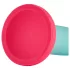 Dreamtoys Love Signal - dvoubarevné silikonové dildo malé (modré)