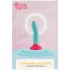 Dreamtoys Love Signal - dvoubarevné silikonové dildo malé (modré)