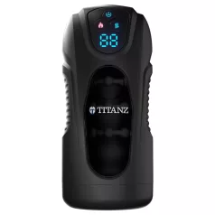   Titanz Ultimate Heat & Thrusting - automatický masturbátor (černý)