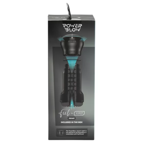 Kiiroo PowerBlow + Feel Pocket kapesní masturbátor (černý)