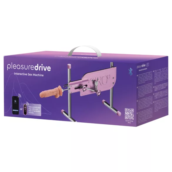 Kiiroo Pleasure Drive - Aplikací řízený sexstroj (růžový)