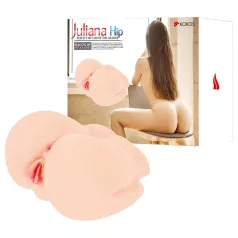   Kokos Juliana - realistický torzo masturbátor (přírodní)
