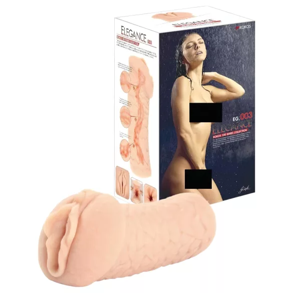 Kokos Elegance 03 - realistická vagína masturbátor - tělová