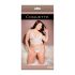 Coquette - krajkové spodní prádlo set - bílá (XL)