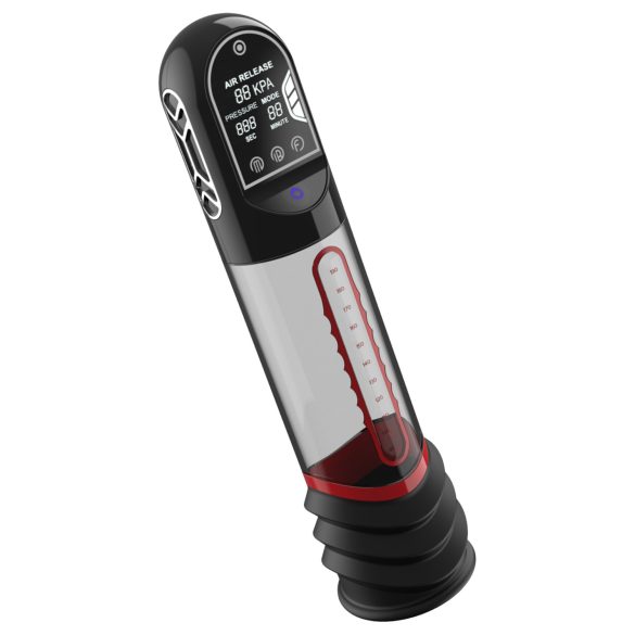 Peak Performa - infraLED automatická penisová pumpa (průhledná)