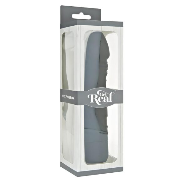 Classic Get Real - realistický silikonový vibrátor (černý)