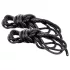 S&M - hedvábná sada bondage lan (černá, 2× 1,83 m)