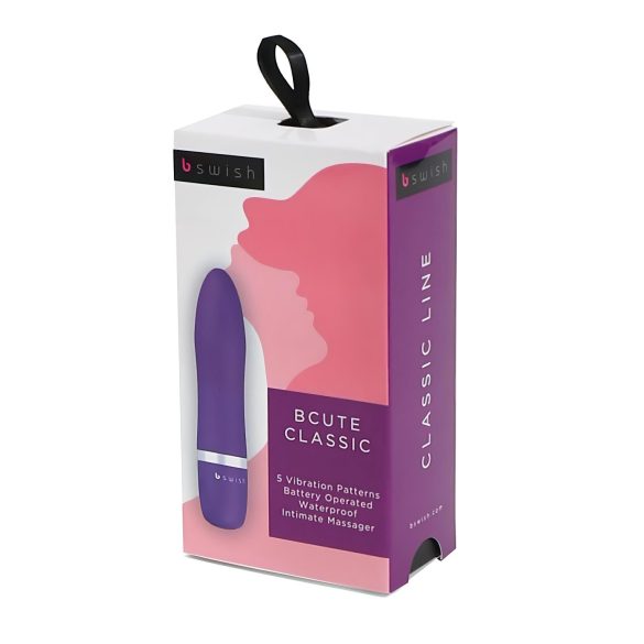 B SWISH Bcute Classic - voděodolný fialový mini vibrátor