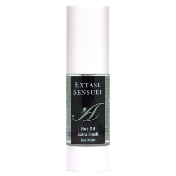 Extase Sensuel - chladicí-hřejivý masážní olej - máta (30 ml)