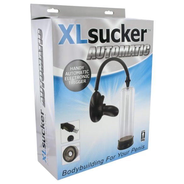 XLSUCKER - automatická pumpa na potenci a penis (transparentní)