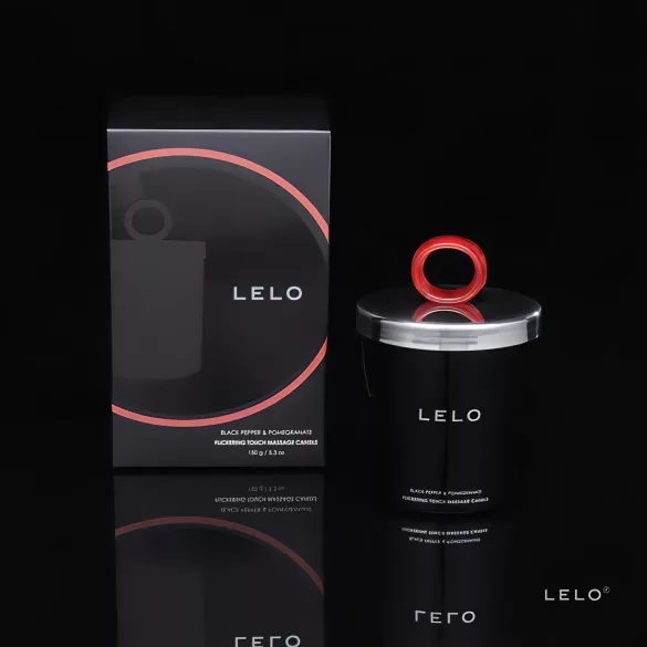 LELO - masážní svíčka - granátové jablko, černý pepř - 150g