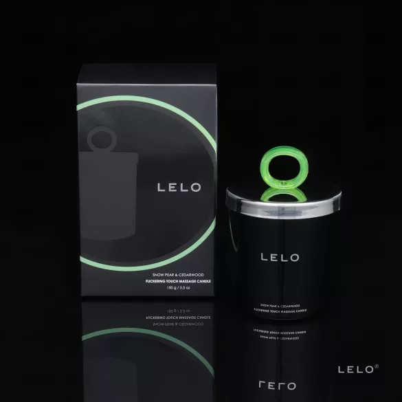 LELO - masážní svíčka - hruška a cedr - 150g