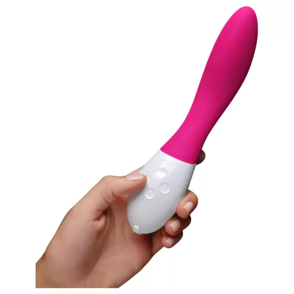 LELO Mona 2 - zahnutý vibrátor - růžová