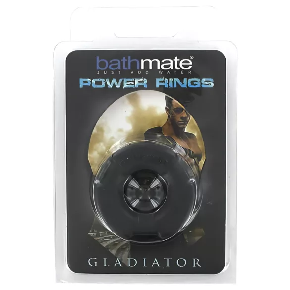 BathMate - erekční kroužek na penis Gladiator - silikon - černý