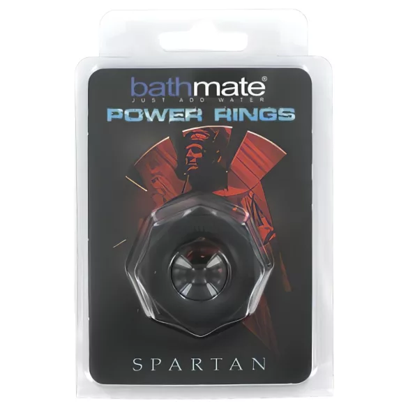 BathMate - erekční kroužek na penis Spartan - silikon - černý