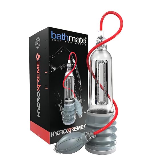 BathMate Xtreme Hydromax 9 - Hydropumpa set (průhledný)