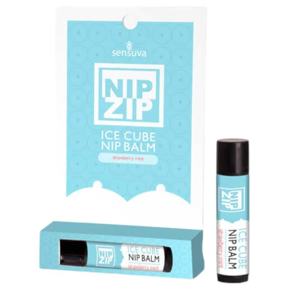Sensuva Nip Clip - chladivý jahoda-máta gel na bradavky (4 g)