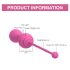 Magic Motion Kegel Master - Chytré venušiny kuličky duo (fialová)
