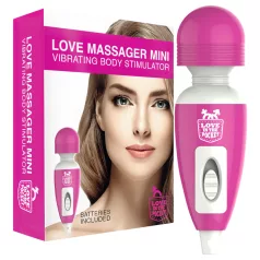 Love Wand - mini vibrátor na masáž klitorisu - růžový