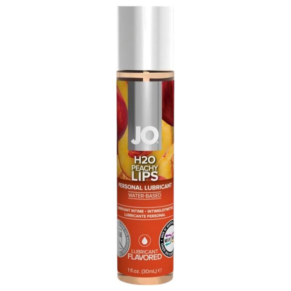 JO H2O broskev - lubrikant na vodní bázi (30 ml)
