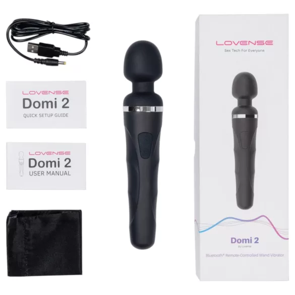 LOVENSE Domi 2 - chytrý masážní vibrátor (černý)