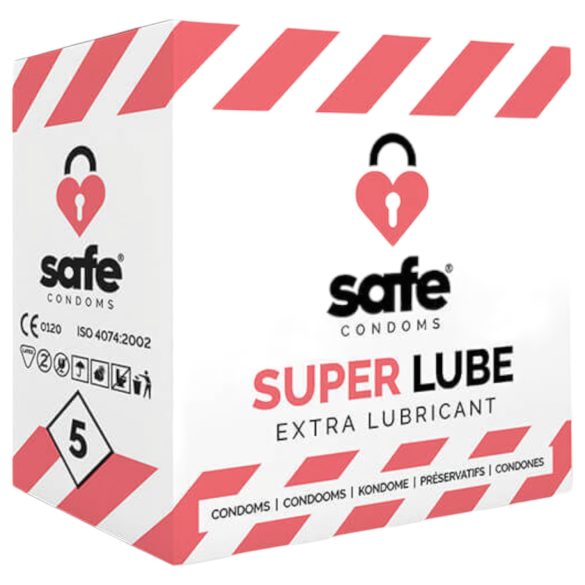 SAFE Super Lube - extra lubrikovaný kondom (5 ks)